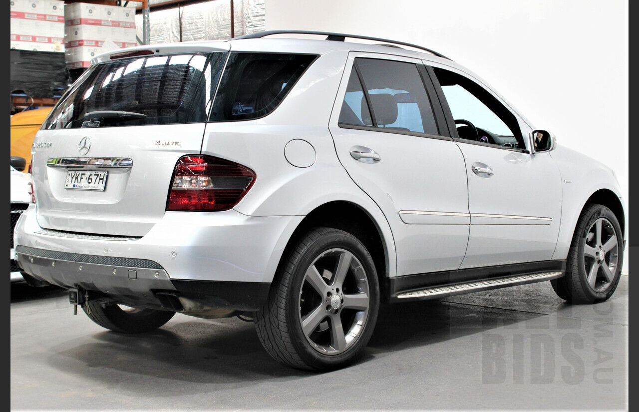 8/2008 Mercedes Benz ML320 CDI Edition 10 (4x4) W164 07 UPGRADE 4d Wagon Silver 3.0L Turbo Diesel