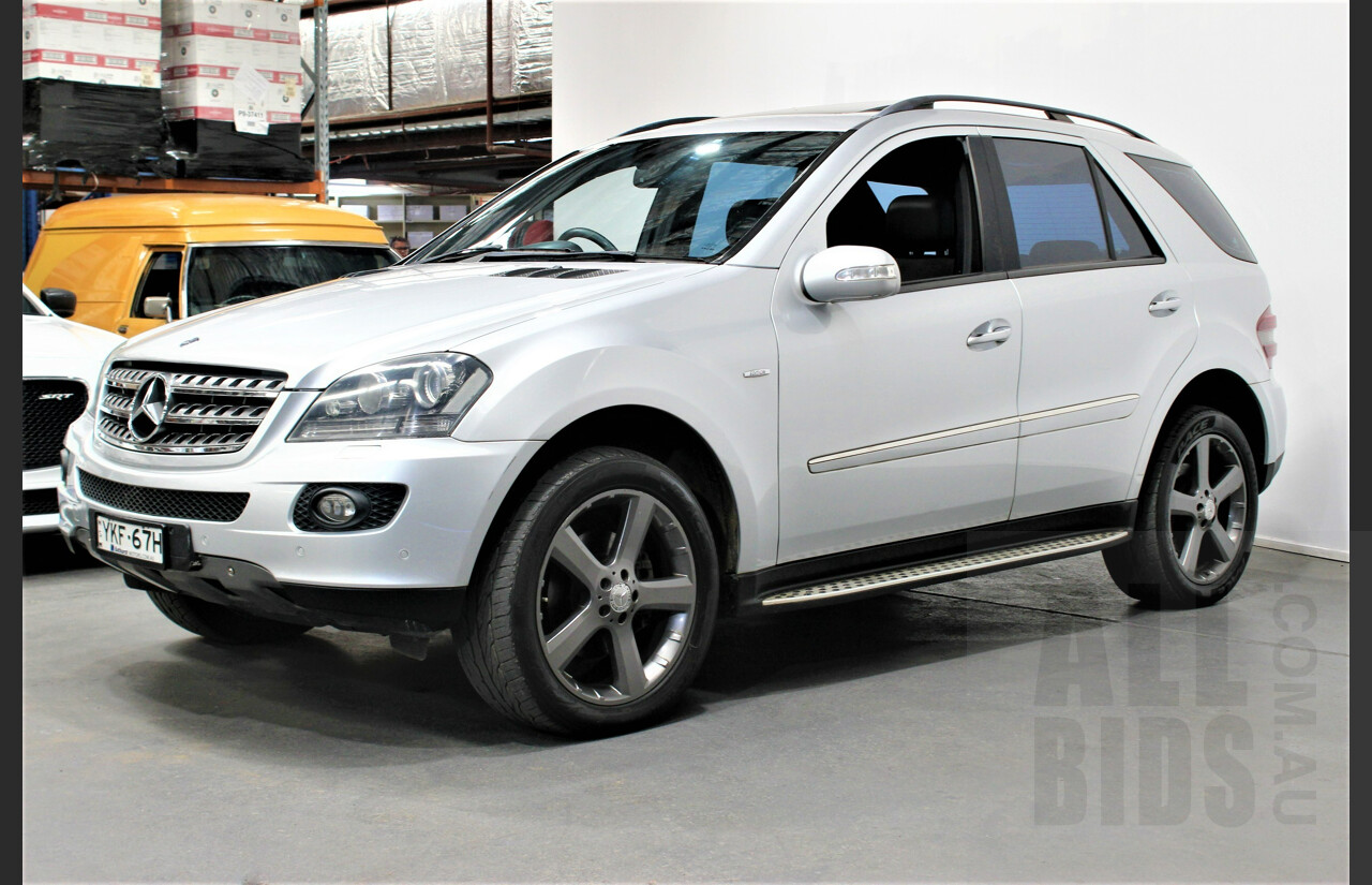 8/2008 Mercedes Benz ML320 CDI Edition 10 (4x4) W164 07 UPGRADE 4d Wagon Silver 3.0L Turbo Diesel