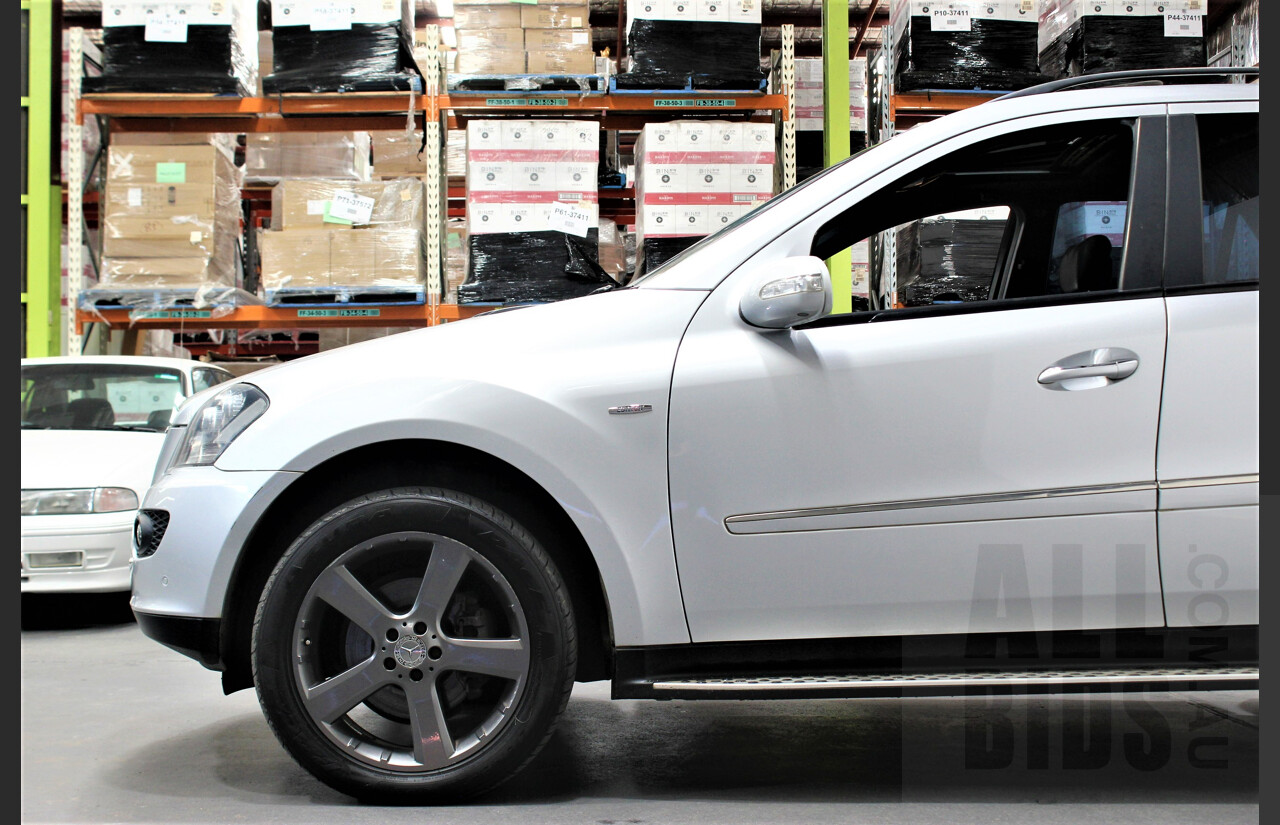 8/2008 Mercedes Benz ML320 CDI Edition 10 (4x4) W164 07 UPGRADE 4d Wagon Silver 3.0L Turbo Diesel