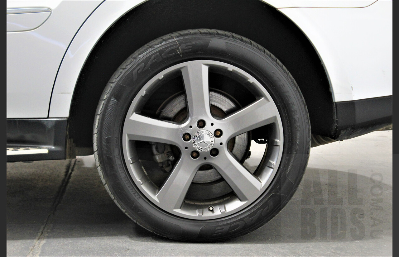 8/2008 Mercedes Benz ML320 CDI Edition 10 (4x4) W164 07 UPGRADE 4d Wagon Silver 3.0L Turbo Diesel