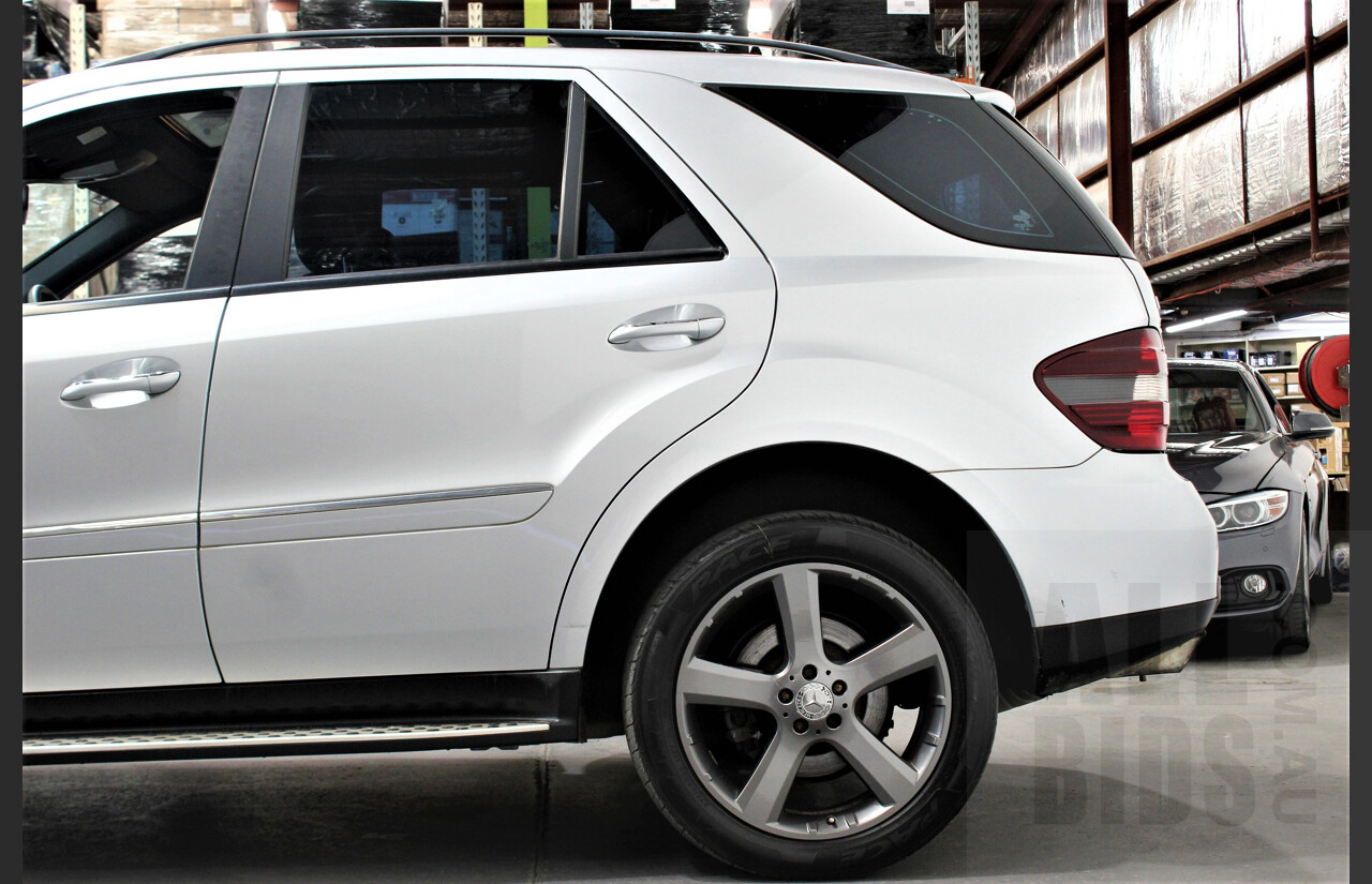8/2008 Mercedes Benz ML320 CDI Edition 10 (4x4) W164 07 UPGRADE 4d Wagon Silver 3.0L Turbo Diesel