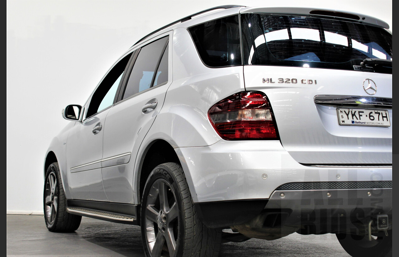 8/2008 Mercedes Benz ML320 CDI Edition 10 (4x4) W164 07 UPGRADE 4d Wagon Silver 3.0L Turbo Diesel