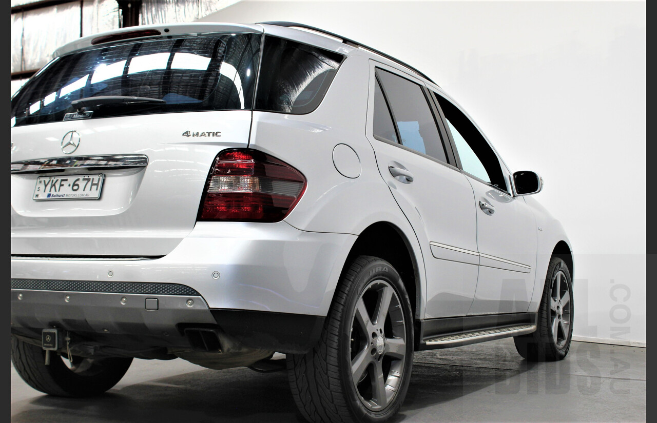 8/2008 Mercedes Benz ML320 CDI Edition 10 (4x4) W164 07 UPGRADE 4d Wagon Silver 3.0L Turbo Diesel