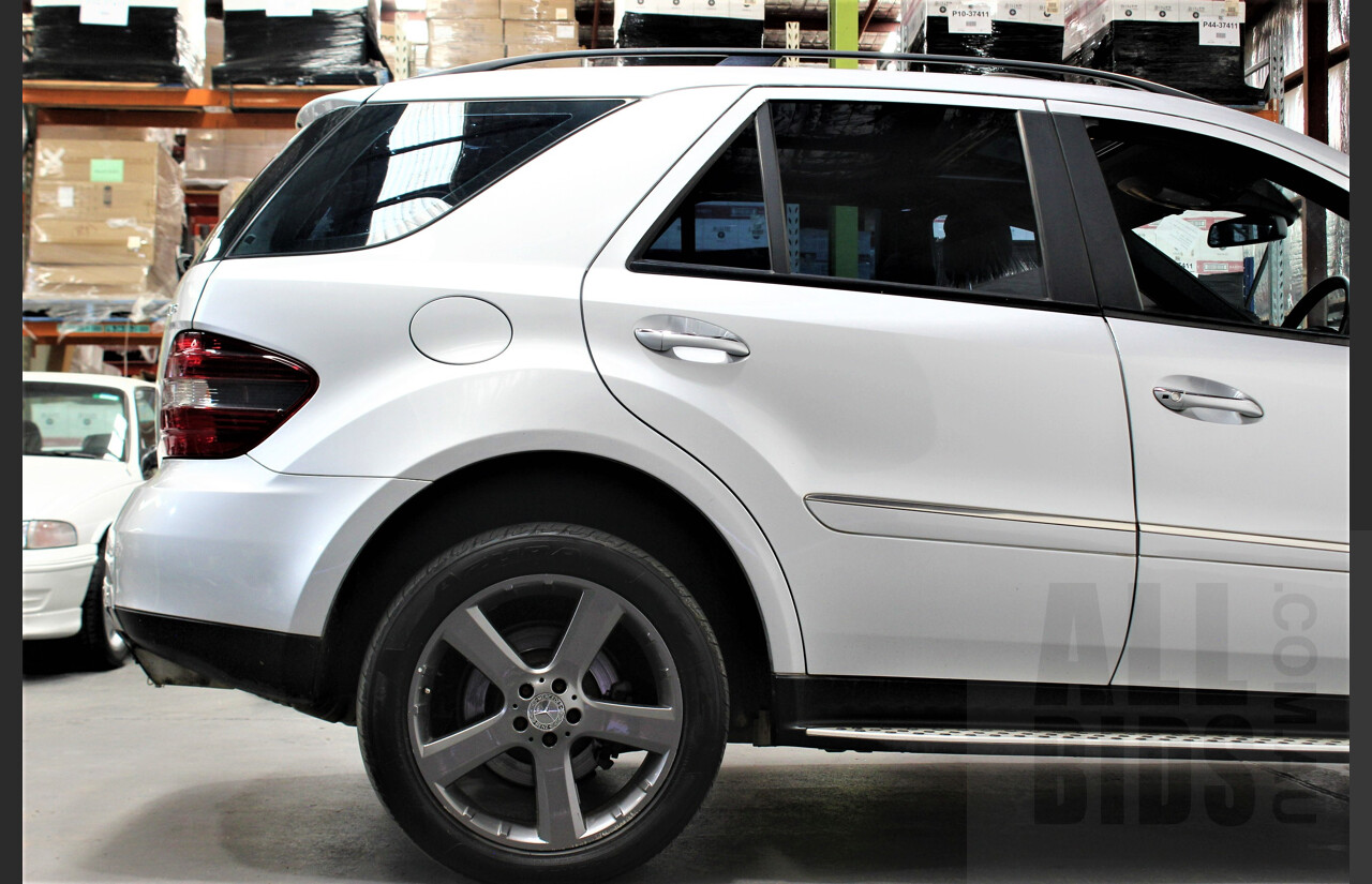 8/2008 Mercedes Benz ML320 CDI Edition 10 (4x4) W164 07 UPGRADE 4d Wagon Silver 3.0L Turbo Diesel