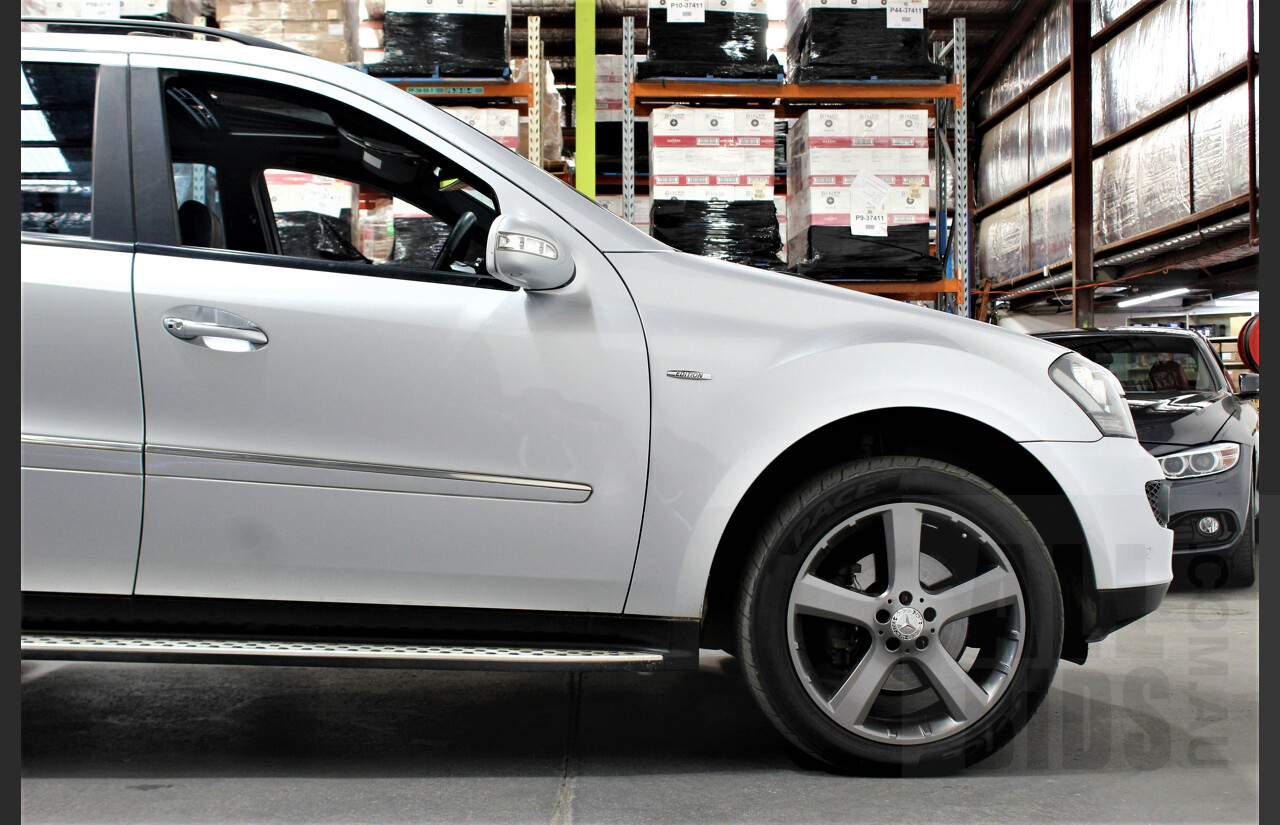 8/2008 Mercedes Benz ML320 CDI Edition 10 (4x4) W164 07 UPGRADE 4d Wagon Silver 3.0L Turbo Diesel