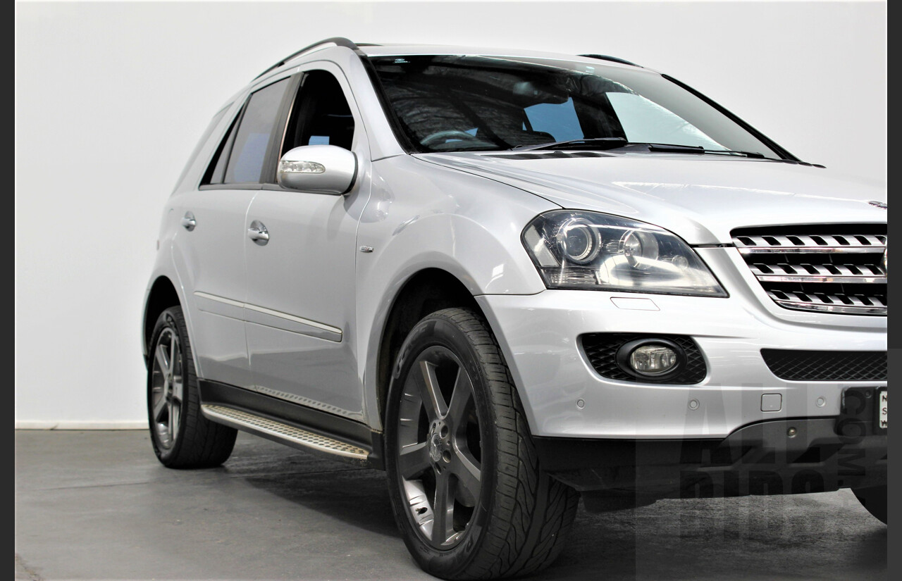 8/2008 Mercedes Benz ML320 CDI Edition 10 (4x4) W164 07 UPGRADE 4d Wagon Silver 3.0L Turbo Diesel