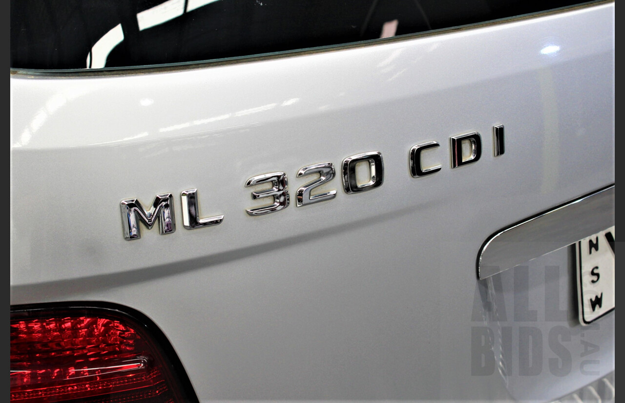 8/2008 Mercedes Benz ML320 CDI Edition 10 (4x4) W164 07 UPGRADE 4d Wagon Silver 3.0L Turbo Diesel