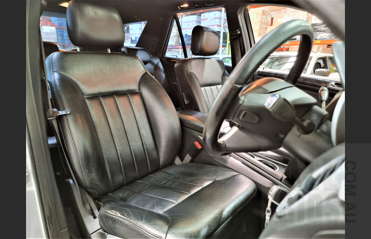 8/2008 Mercedes Benz ML320 CDI Edition 10 (4x4) W164 07 UPGRADE 4d Wagon Silver 3.0L Turbo Diesel