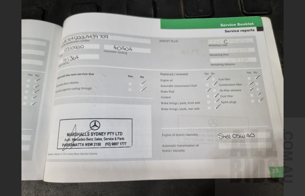 8/2008 Mercedes Benz ML320 CDI Edition 10 (4x4) W164 07 UPGRADE 4d Wagon Silver 3.0L Turbo Diesel