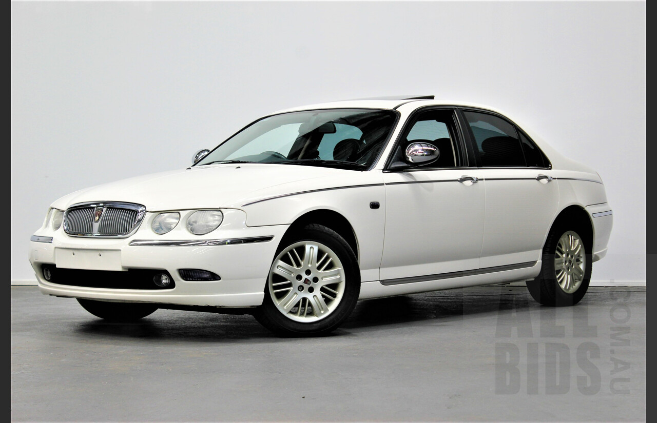2/2003 Rover 75 Connoisseur SE 4d Sedan White 2.5L V6