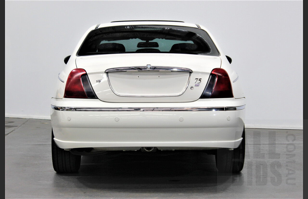 2/2003 Rover 75 Connoisseur SE 4d Sedan White 2.5L V6