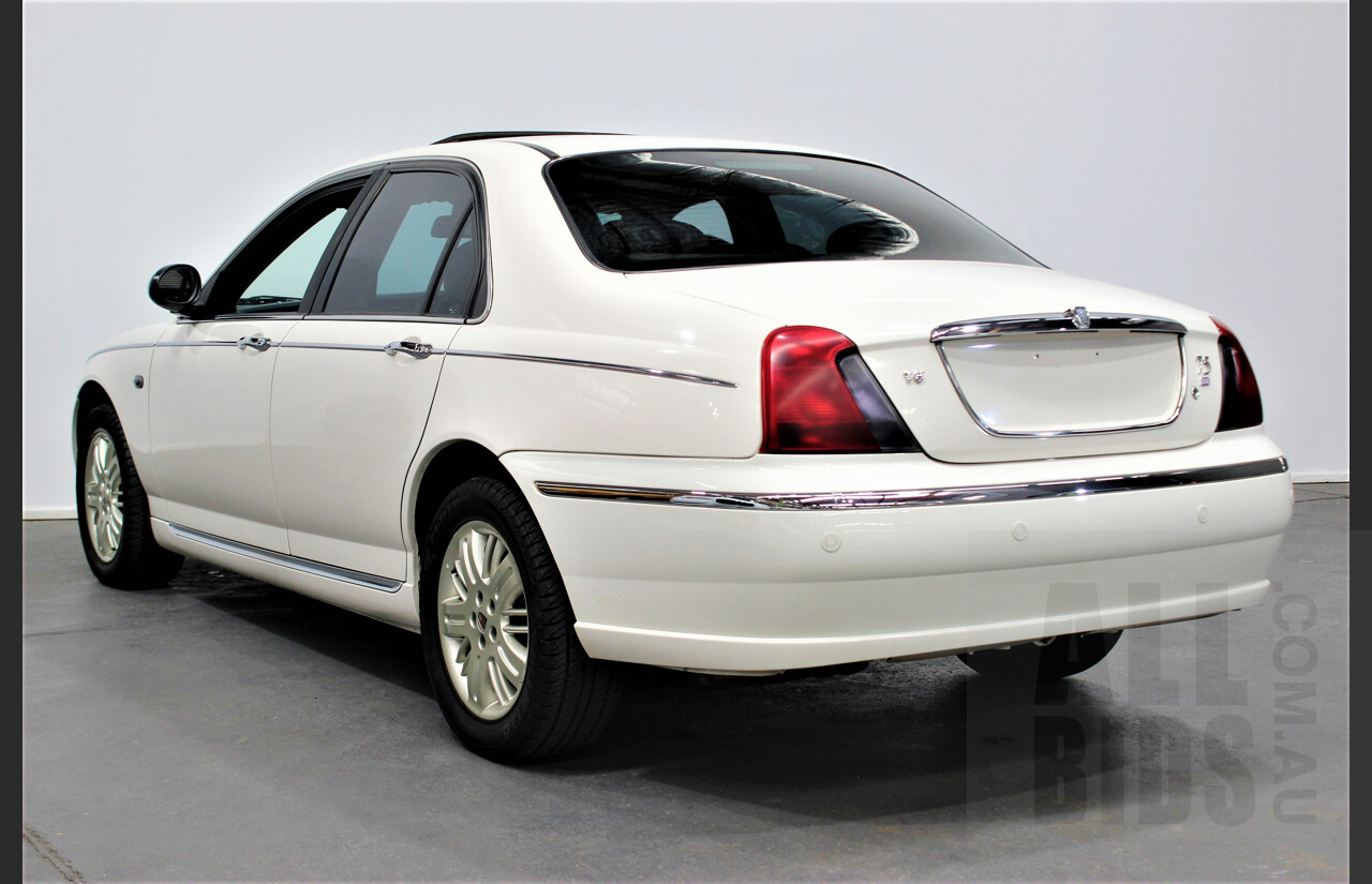 2/2003 Rover 75 Connoisseur SE 4d Sedan White 2.5L V6