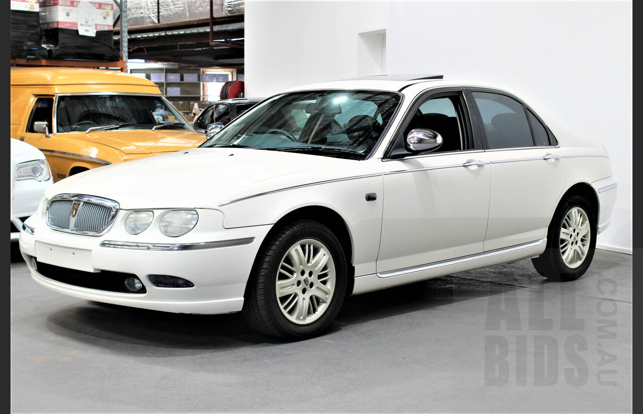 2/2003 Rover 75 Connoisseur SE 4d Sedan White 2.5L V6