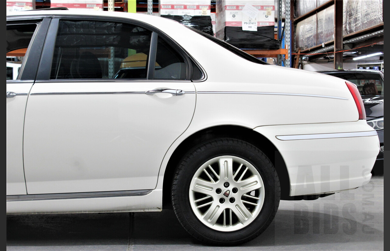 2/2003 Rover 75 Connoisseur SE 4d Sedan White 2.5L V6