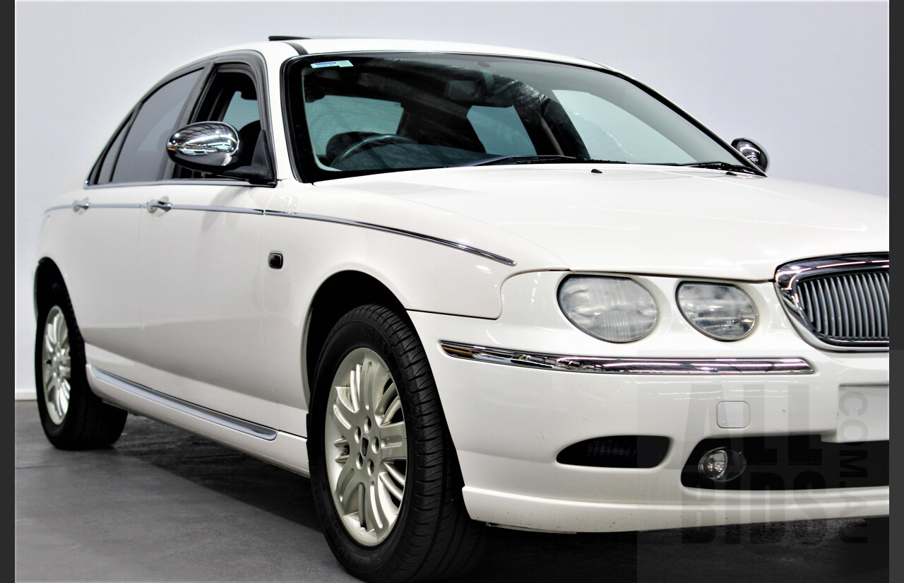 2/2003 Rover 75 Connoisseur SE 4d Sedan White 2.5L V6