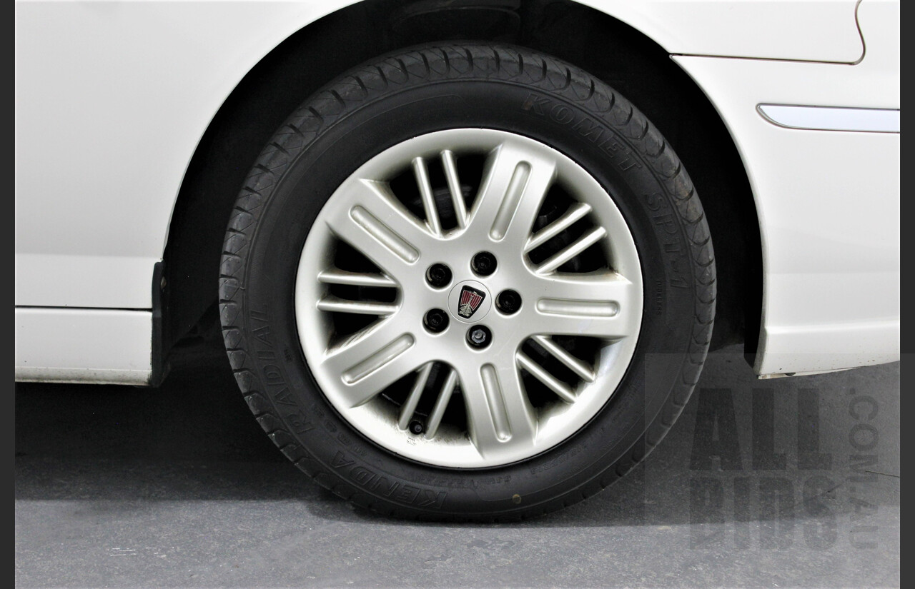 2/2003 Rover 75 Connoisseur SE 4d Sedan White 2.5L V6