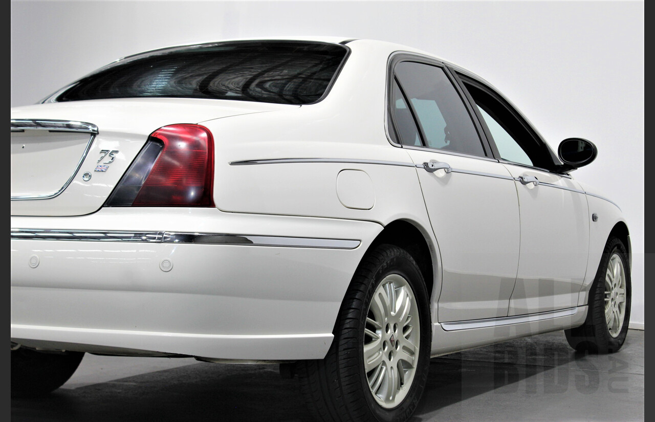 2/2003 Rover 75 Connoisseur SE 4d Sedan White 2.5L V6