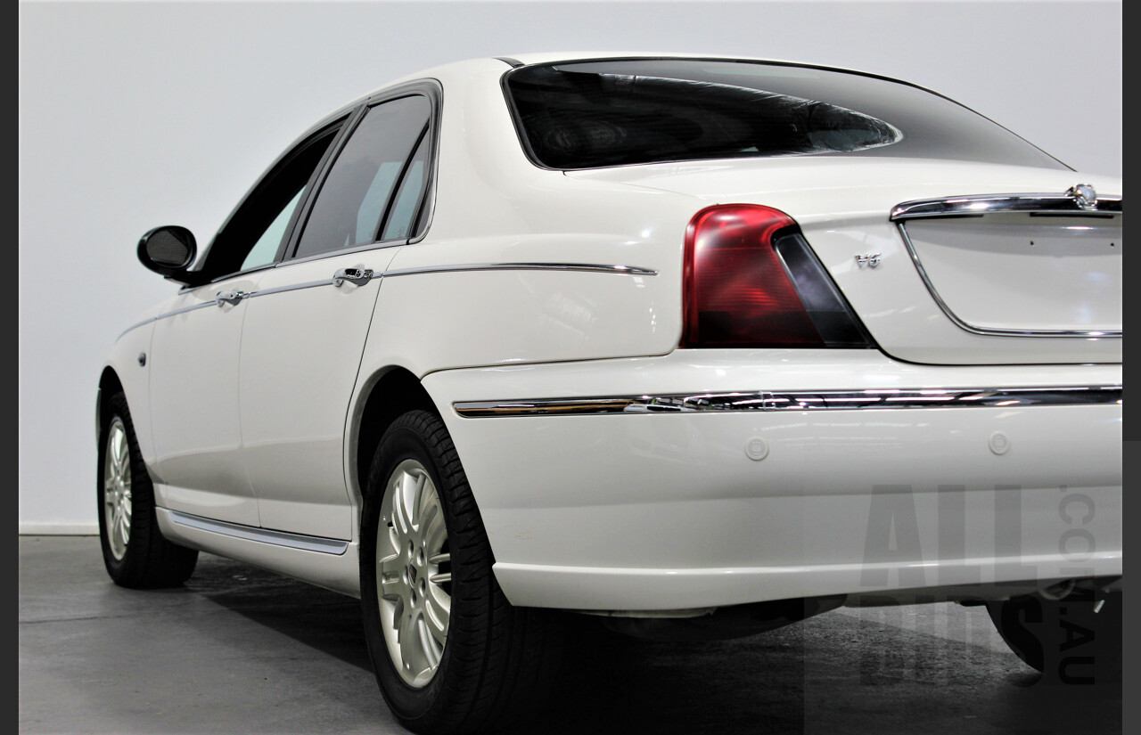 2/2003 Rover 75 Connoisseur SE 4d Sedan White 2.5L V6