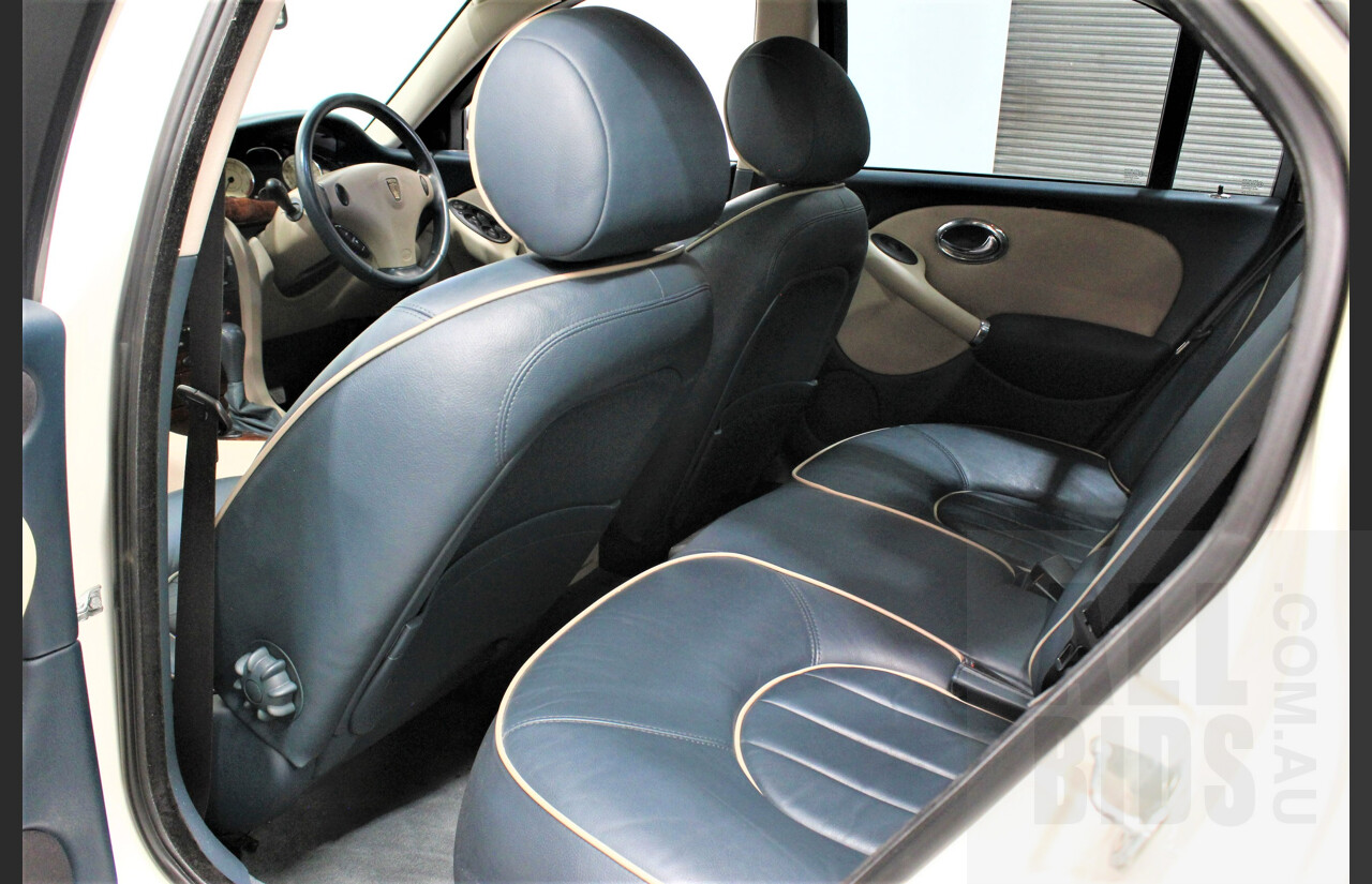 2/2003 Rover 75 Connoisseur SE 4d Sedan White 2.5L V6