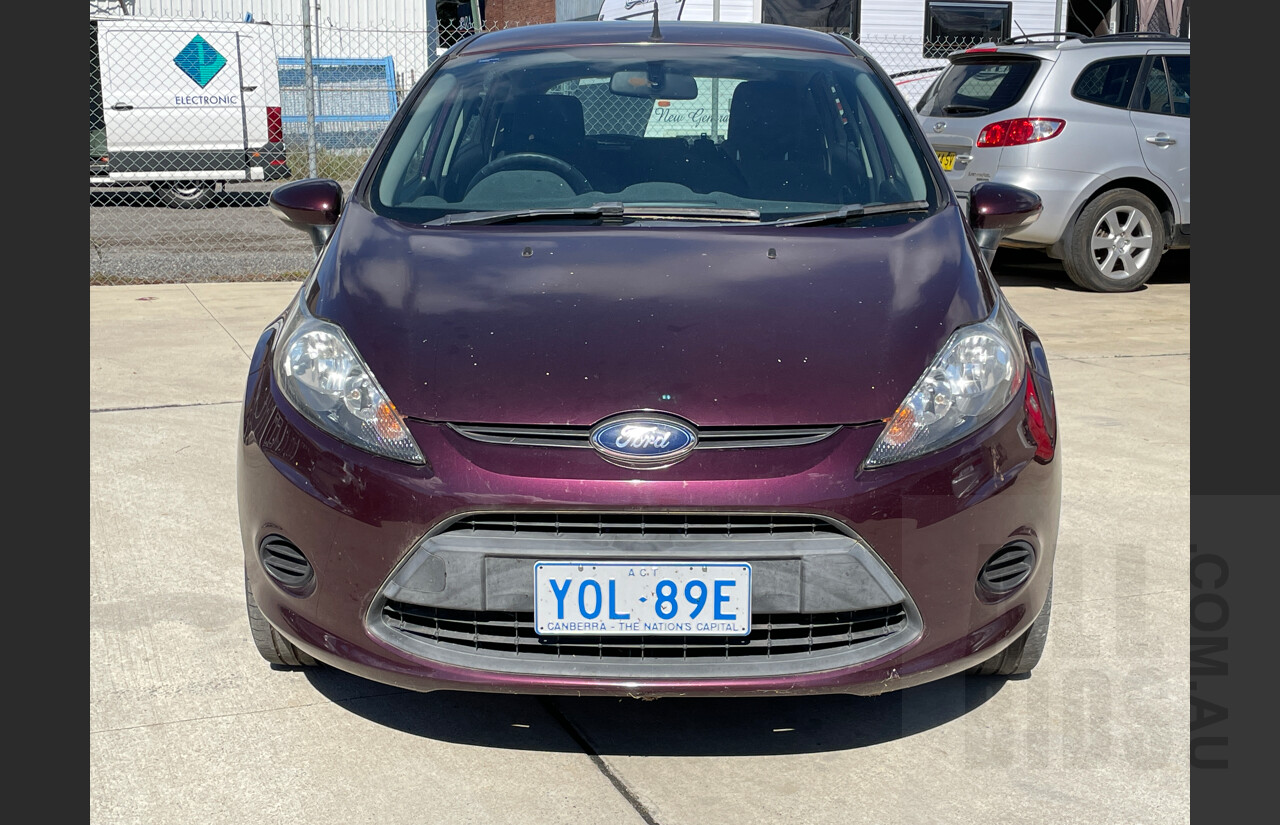 8/2010 Ford Fiesta LX WT 5d Hatchback Purple 1.6L