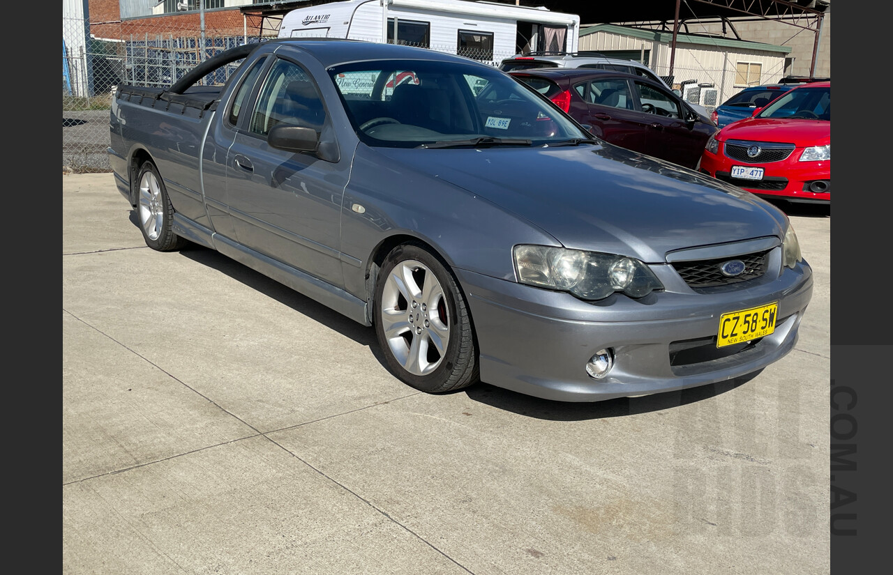 9/2003 Ford Falcon XR6T BA Utility Grey 4.0L