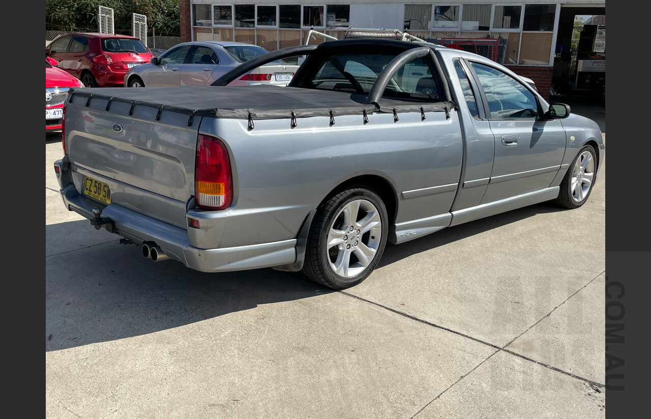 9/2003 Ford Falcon XR6T BA Utility Grey 4.0L