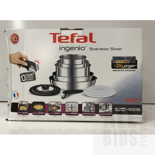Tefal 13-Piece Ingenio Expertise Stainless Steel Cookware Set - ORP $469.00