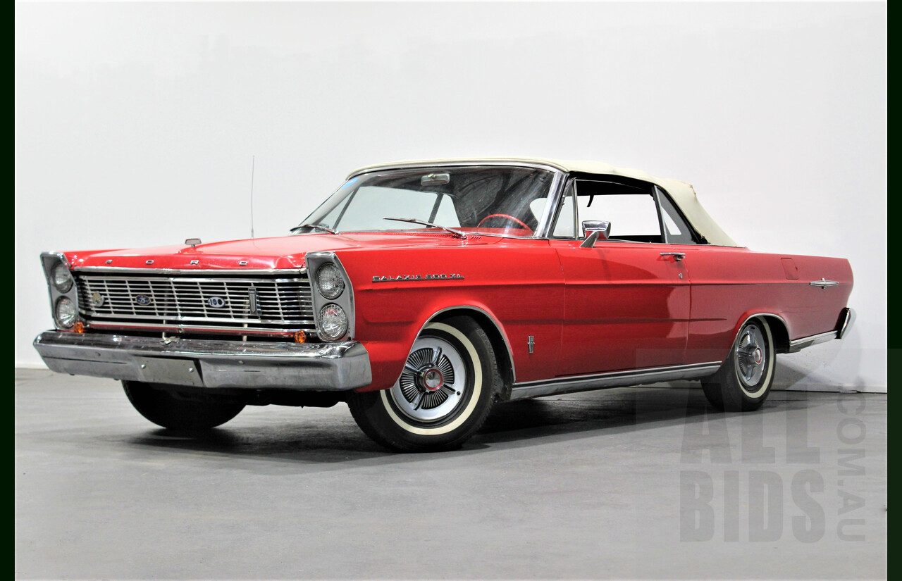 1/1965 Ford Galaxie 500 XL 2d Convertible Red 390ci 6.4L V8