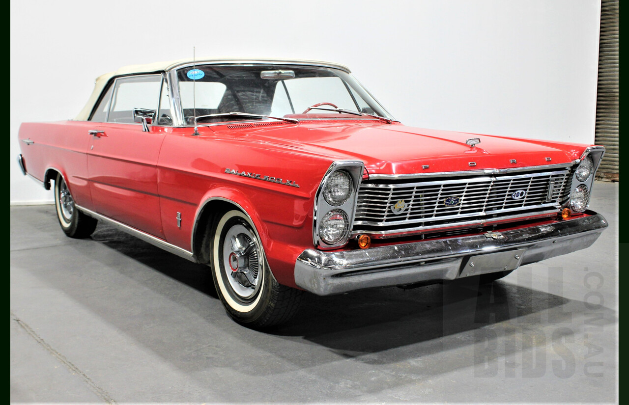 1/1965 Ford Galaxie 500 XL 2d Convertible Red 390ci 6.4L V8