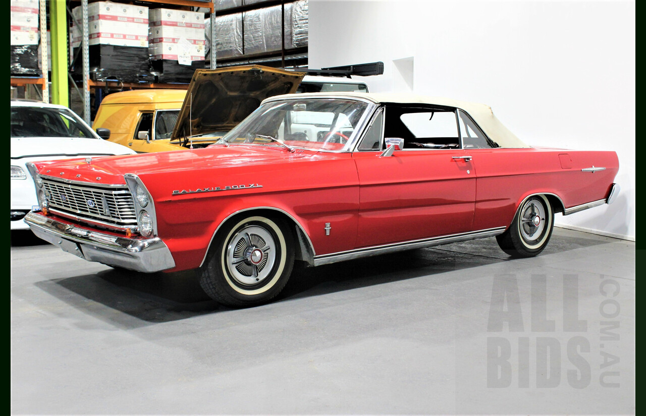 1/1965 Ford Galaxie 500 XL 2d Convertible Red 390ci 6.4L V8