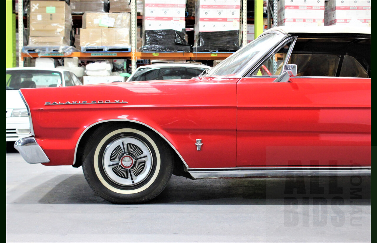 1/1965 Ford Galaxie 500 XL 2d Convertible Red 390ci 6.4L V8