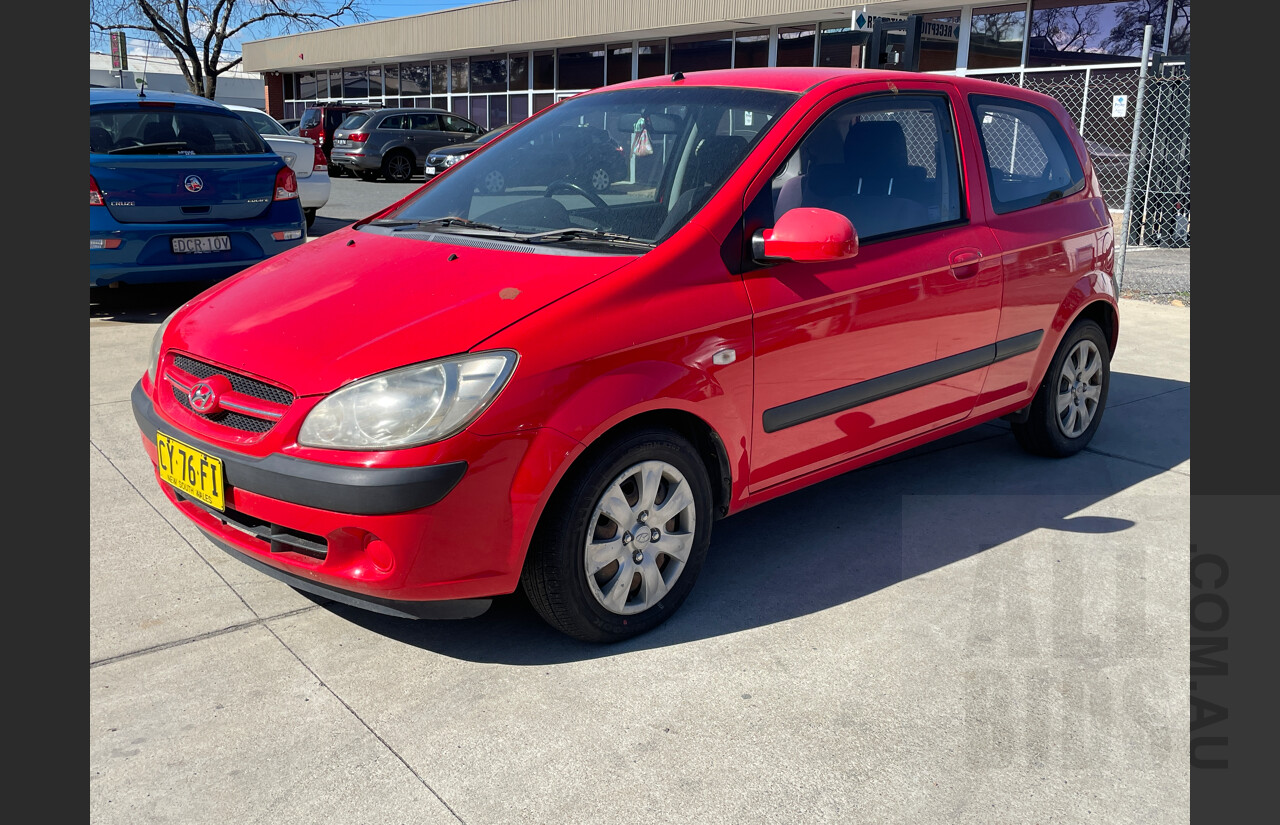 7/2006 Hyundai Getz 1.6 TB UPGRADE 3d Hatchback Red 1.6L