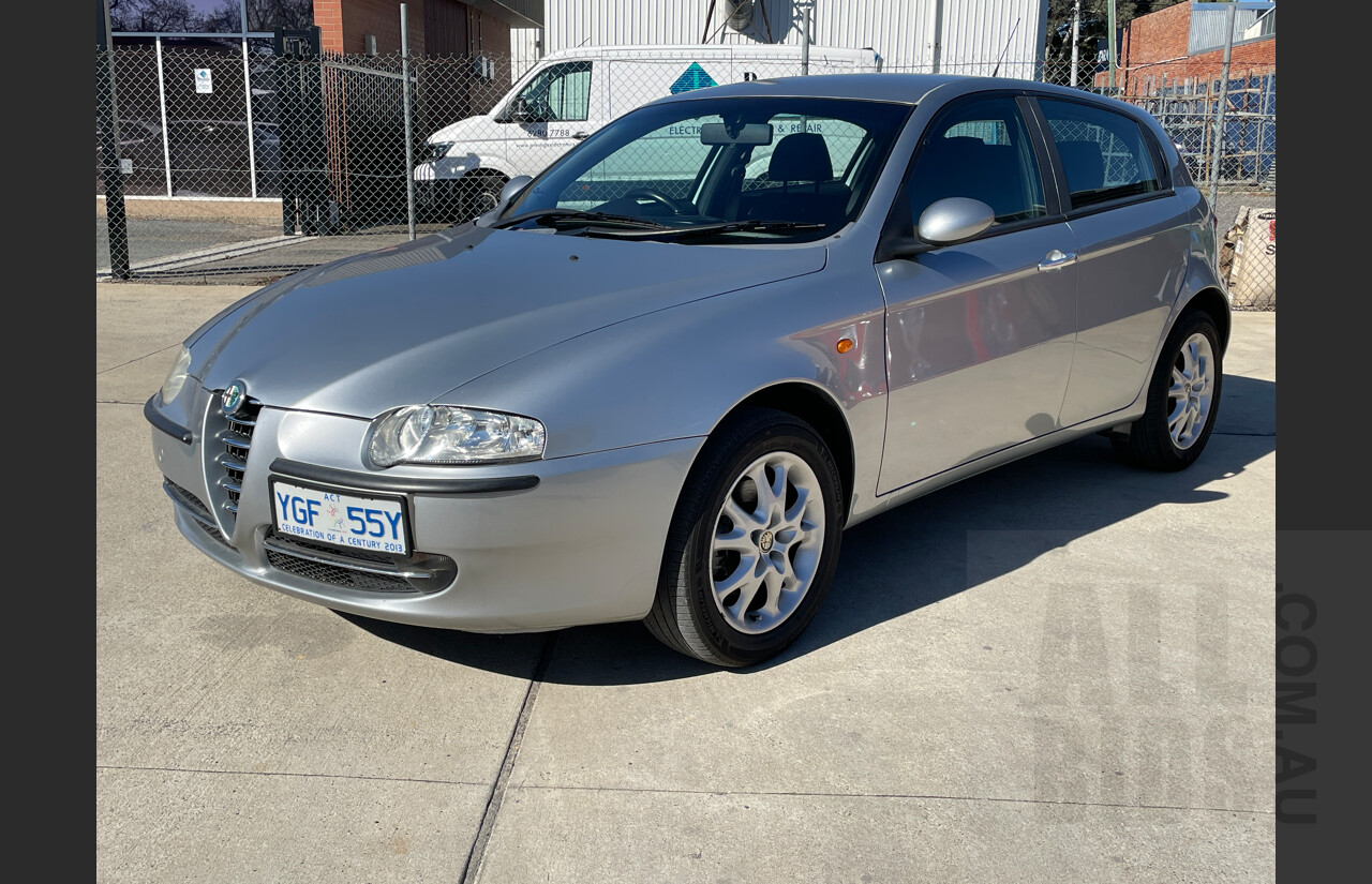 5/2004 Alfa Romeo 147 2.0 TWIN Spark  5d Hatchback Silver  2.0L