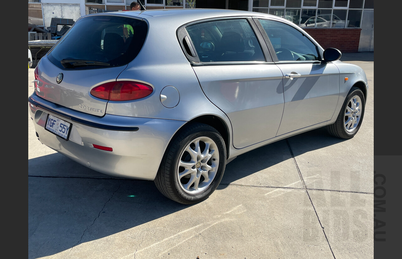 5/2004 Alfa Romeo 147 2.0 TWIN Spark  5d Hatchback Silver  2.0L