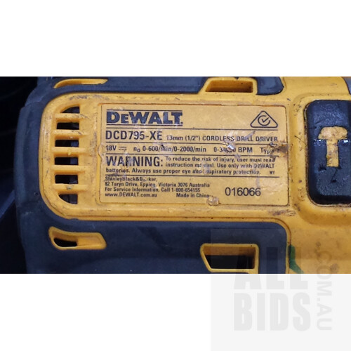 DeWalt DCD795-XE 18V Cordless Drill - Lot 1357714 | ALLBIDS