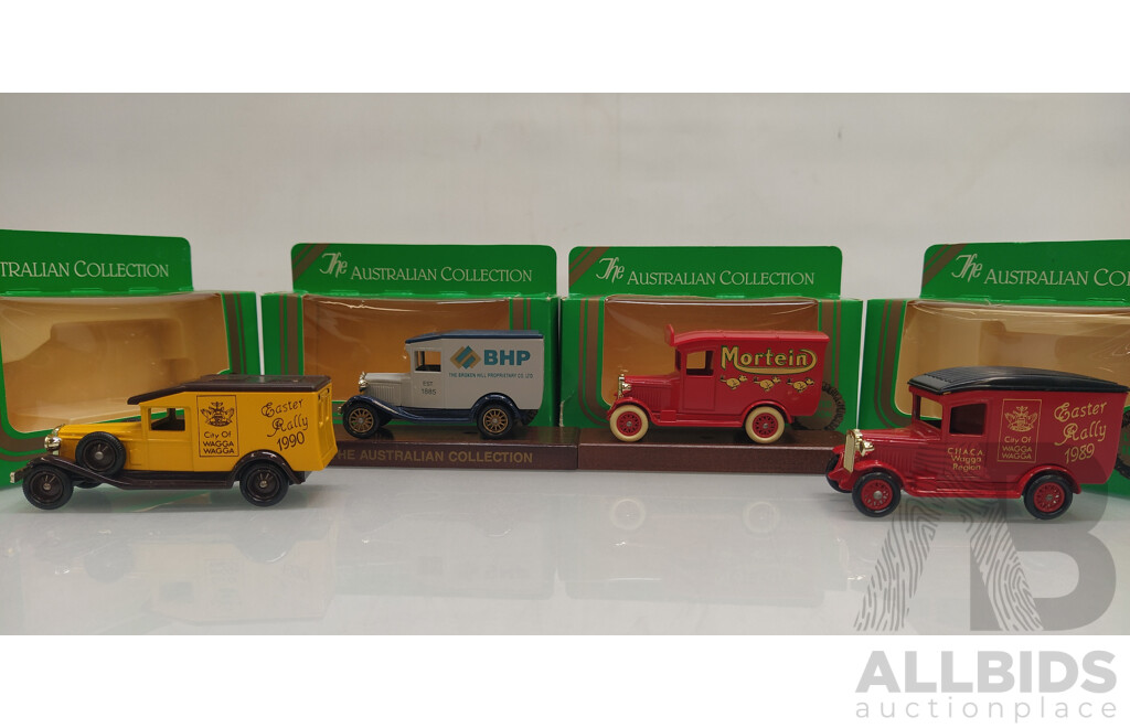 Lledo the Australian Collection Model Cars - Lot of 4