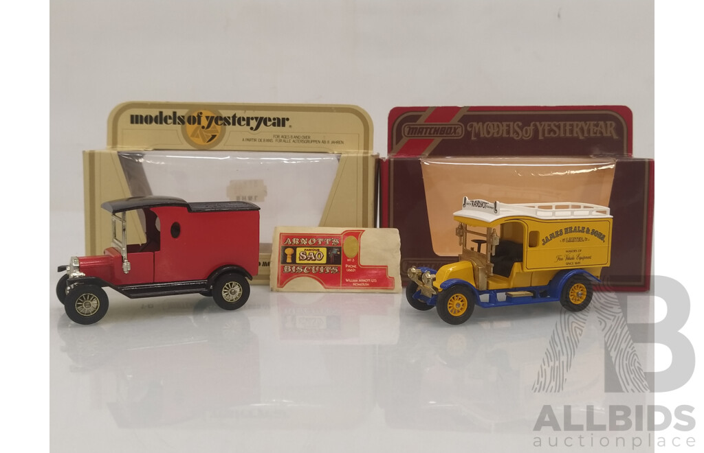 Matchbox Cars Models of Yesteryear - Lot of 2