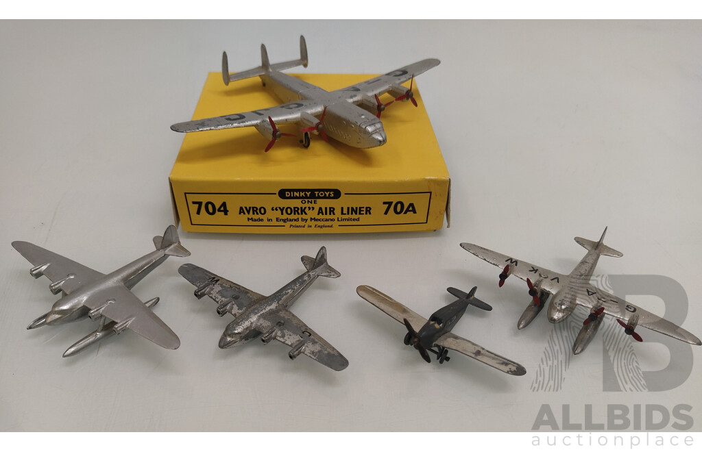 Dinky Toys Planes - Lot of 5