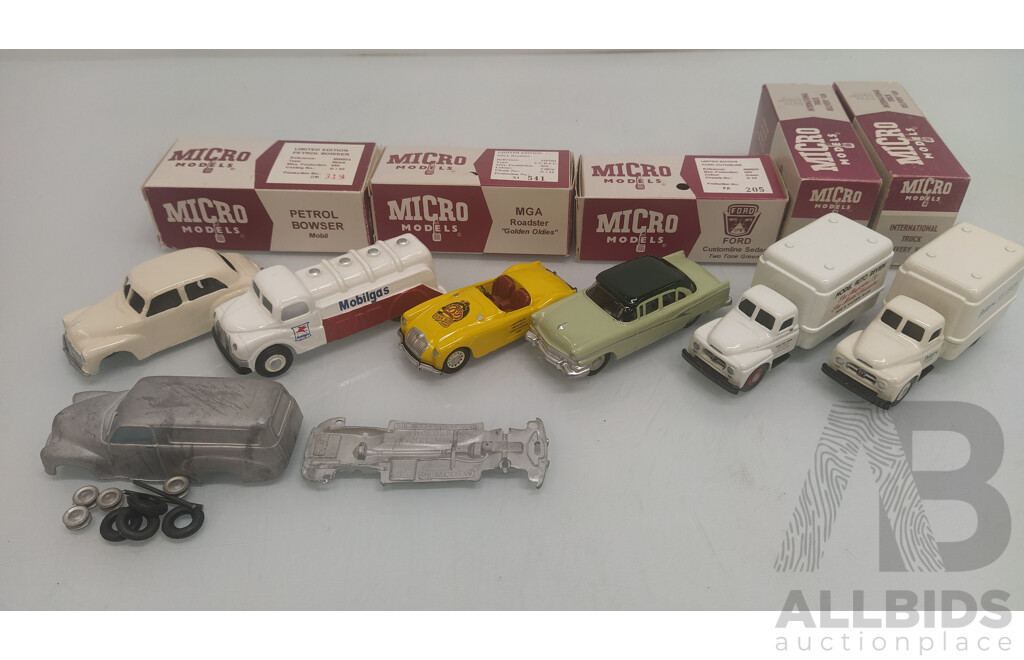 Micro Models and Micro Models Reproductions - Lot of 7