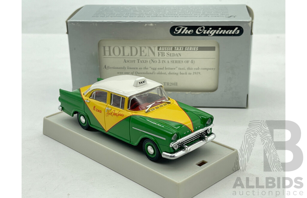 Trax the Originals 1960 Holden FB Sedan Ascot Taxis  - 1/43 Scale