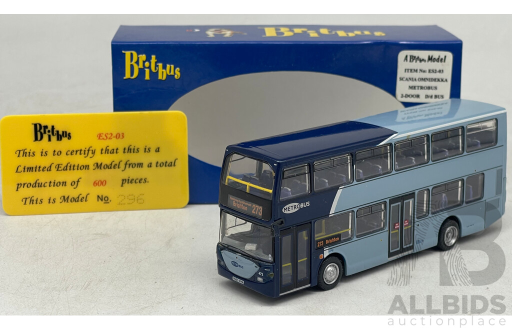 Britbus Scania Omnidekka Metrobus - 1/76 Scale