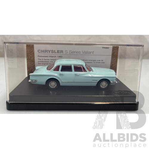 TRAX Originals 1962 Chrysler S Series Valiant Sedan TR36D 1:43 Scale Model Car