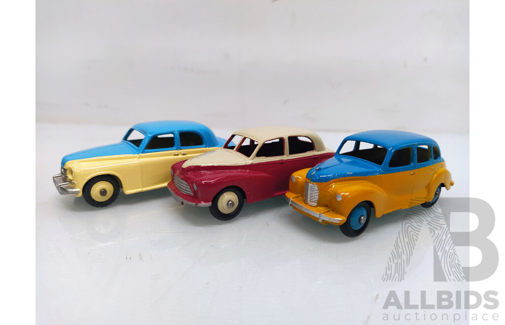 Authentic Reproduction Dinky Toys Model Cars - Lot of 5