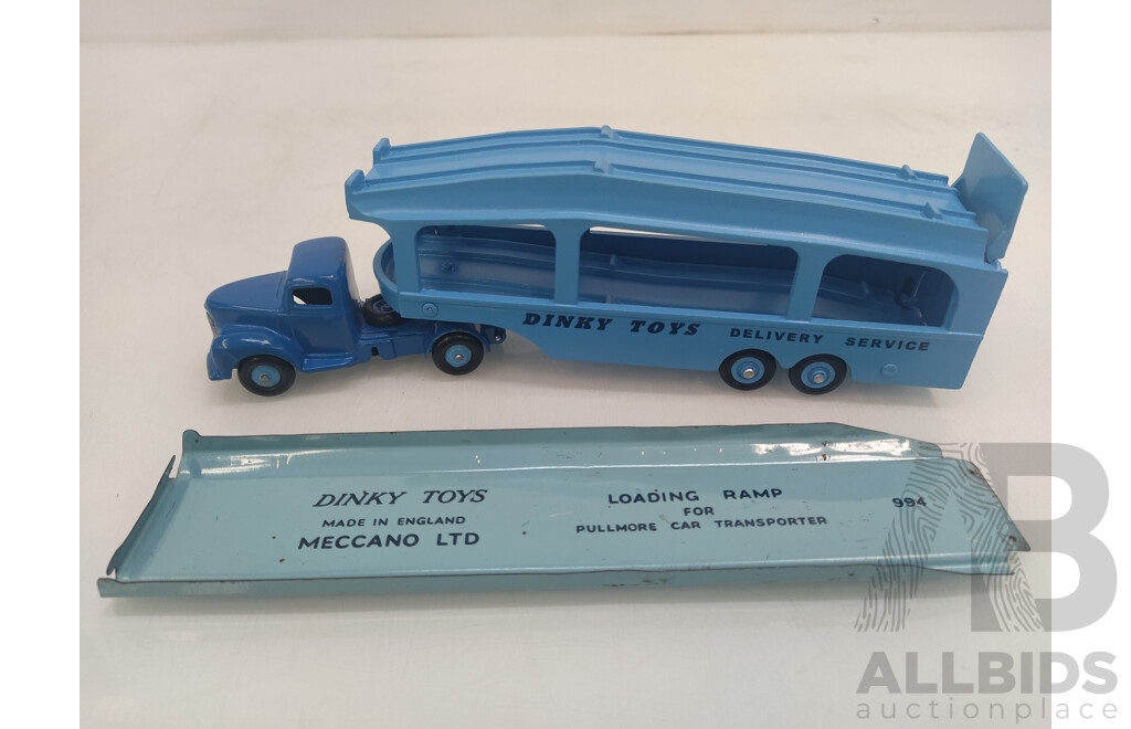 Authentic Reproduction Dinky Commer and Pullmore Trailer with Ramp