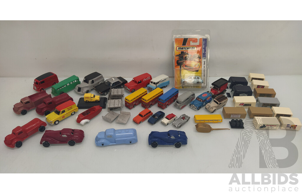 Collection of Model Cars and Parts - Mixed Brands