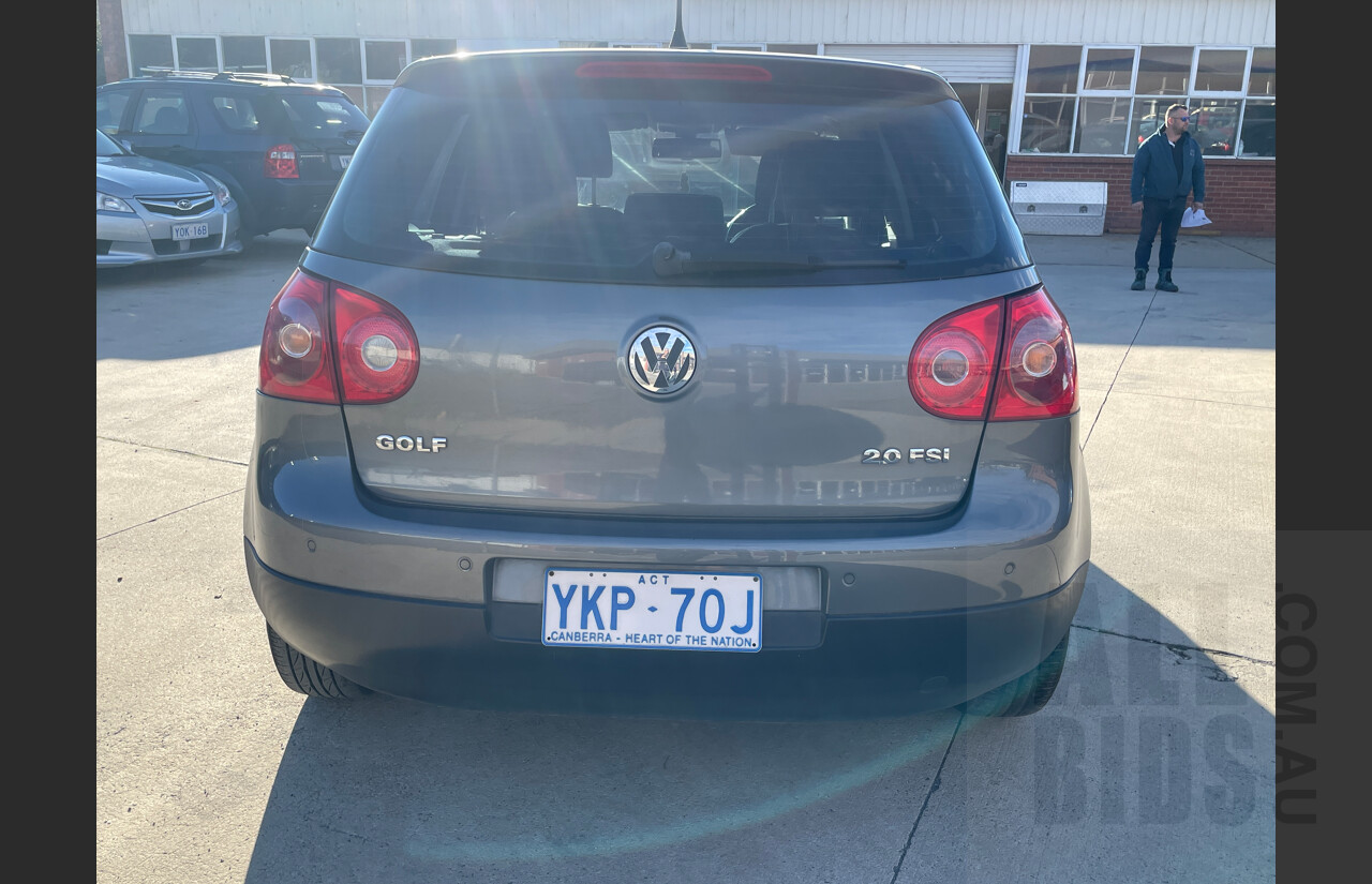 6/2006 Volkswagen Golf 2.0 FSI Comfortline 1K 5d Hatchback Grey 2.0L