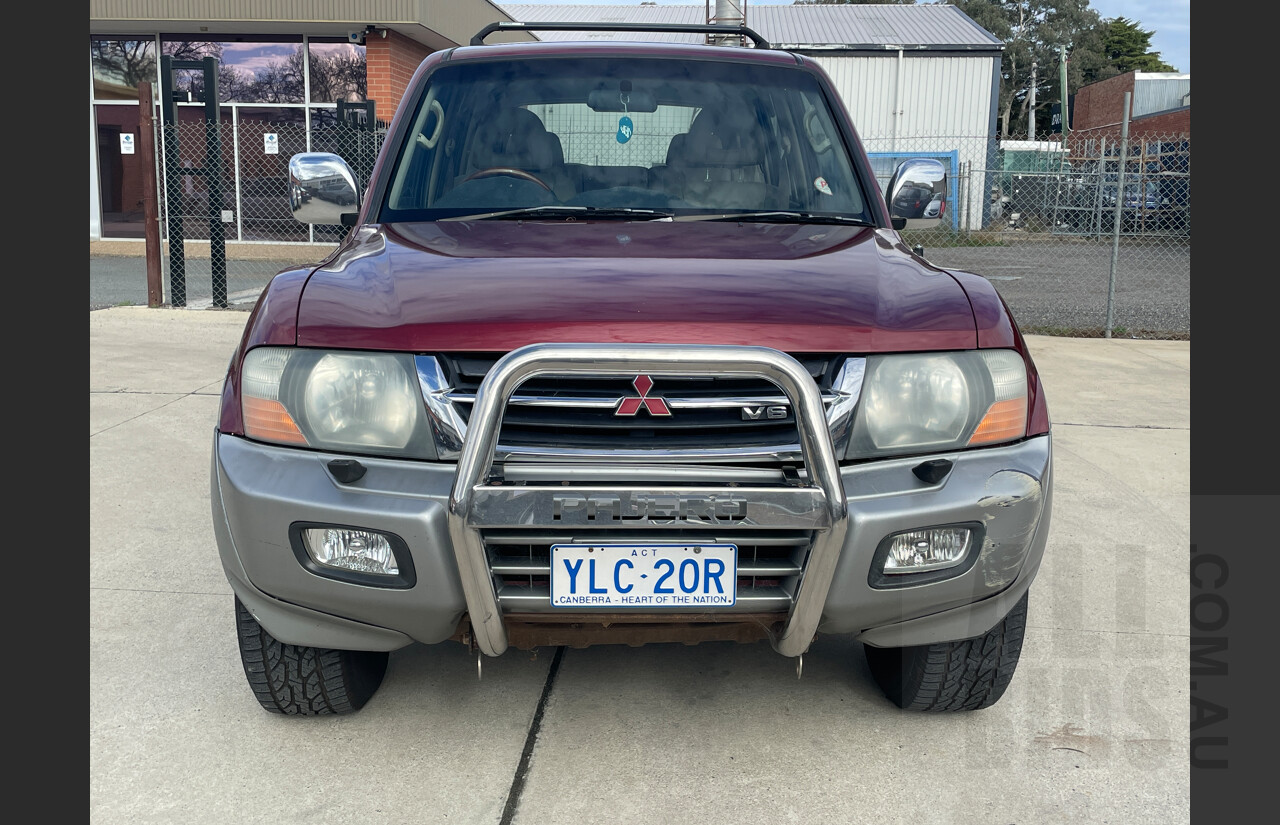 9/2001 Mitsubishi Pajero Exceed LWB (4x4) NM 4d Wagon Red 3.5L