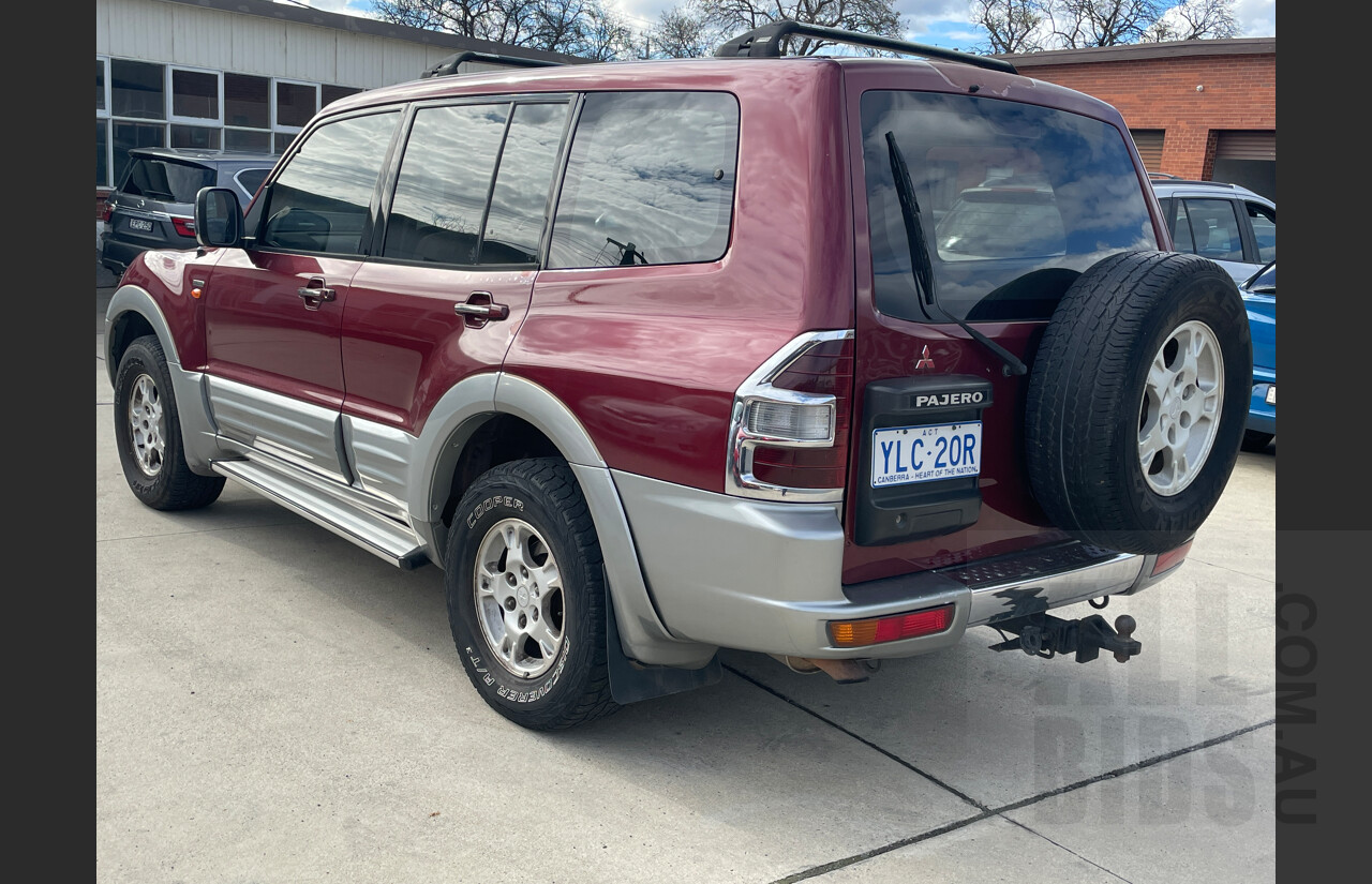 9/2001 Mitsubishi Pajero Exceed LWB (4x4) NM 4d Wagon Red 3.5L