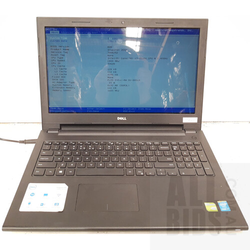 Dell Inspiron 15 (3543)  Intel Core i7 (5500U) 2.40GHz - 3.00GHz 2-Core CPU 15.6-Inch Laptop