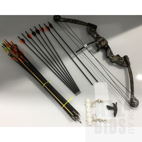 PSE Spyder Compound Bow and Arrows